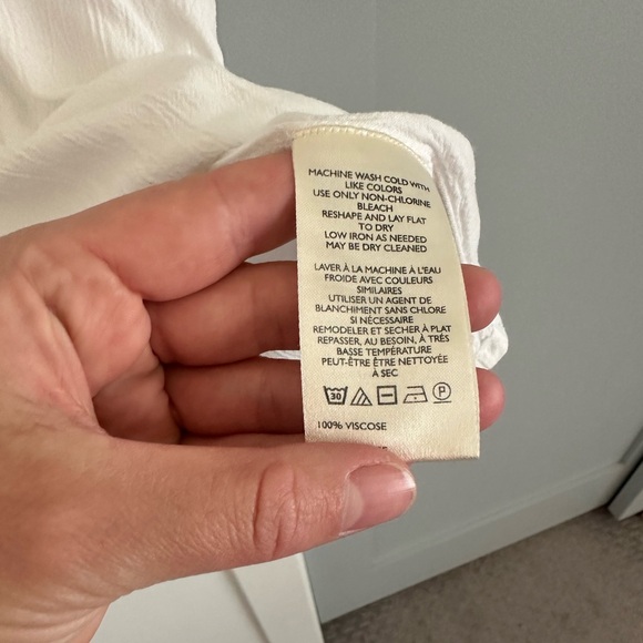 Maeve Short-Sleeve Ruffle Yoke Blouse - Picture 4 of 6